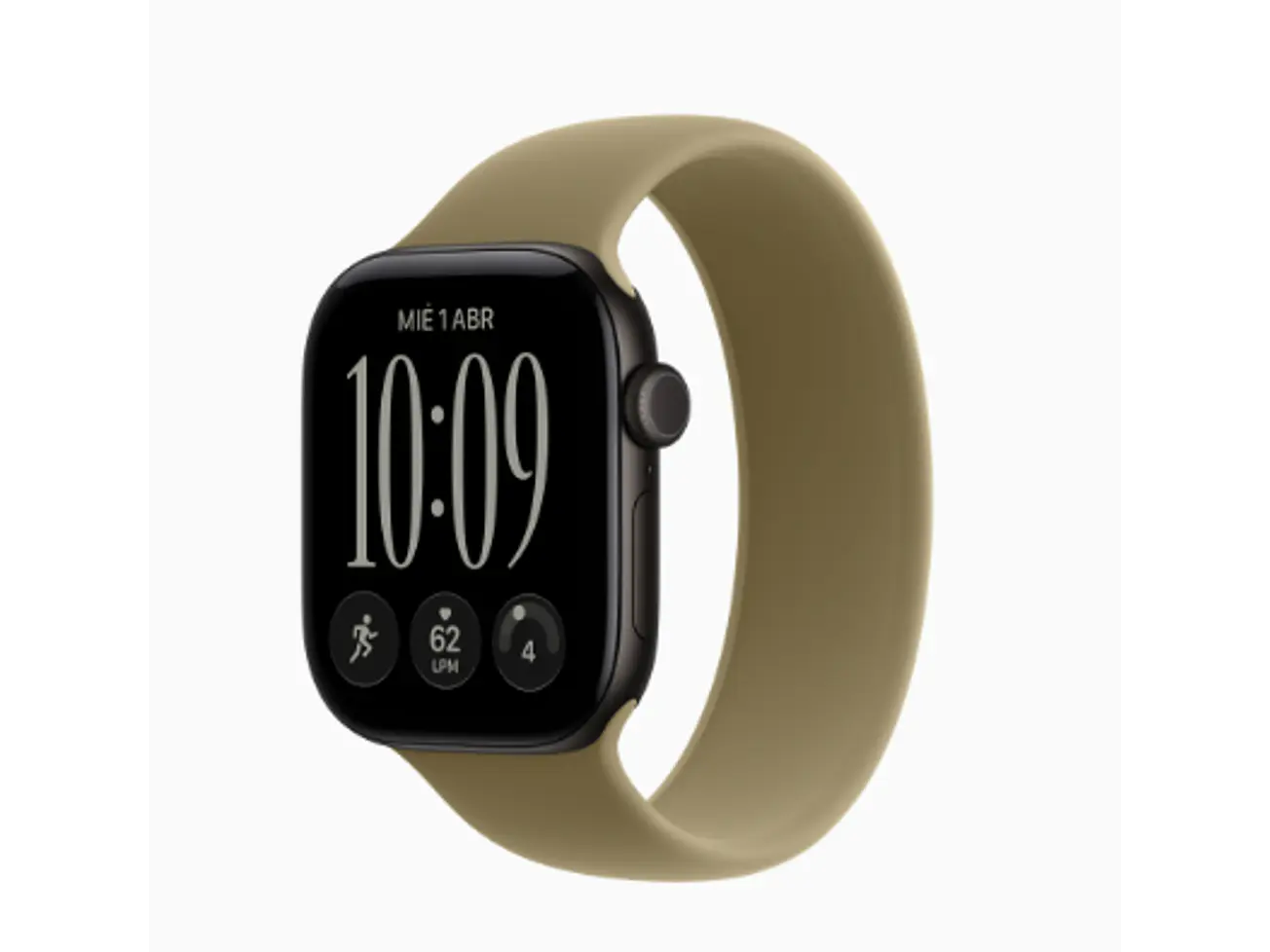 Apple Watch Series 12 GPS + Cellular 42mm, correa de goma 4