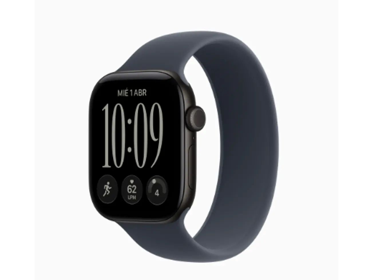 Apple Watch Series 12 GPS + Cellular 42mm, correa de goma 3