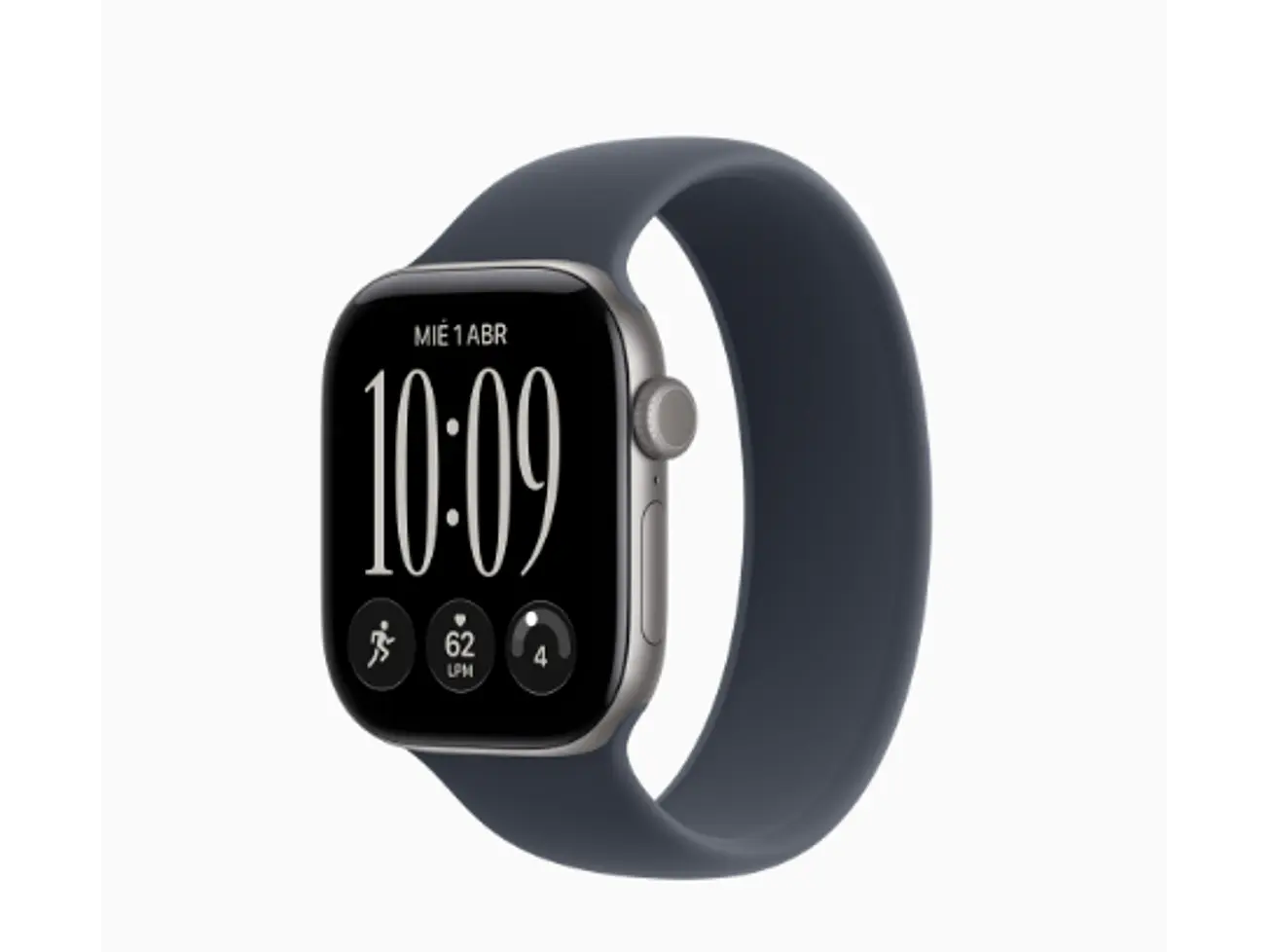 Apple Watch Series 12 GPS + Cellular 42mm, correa de goma 8