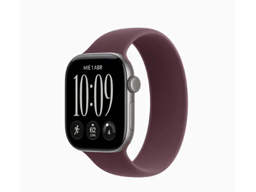Apple Watch Series 12 GPS + Cellular 42mm, correa de goma 9