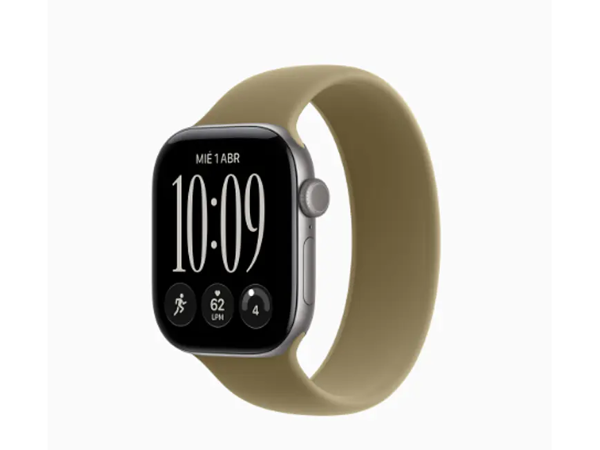Apple Watch Series 12 GPS + Cellular 42mm, correa de goma 10