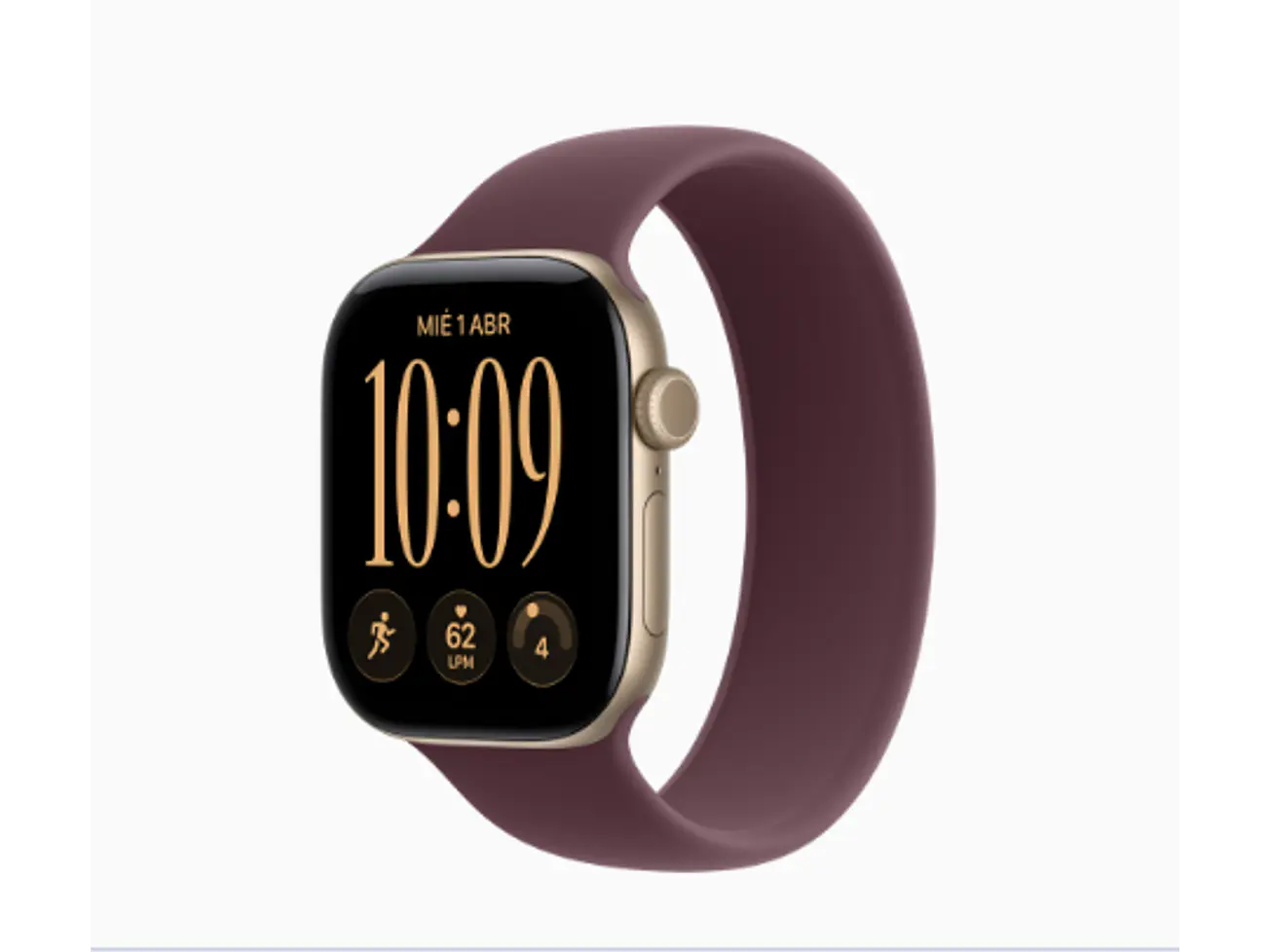 Apple Watch Series 12 GPS + Cellular 42mm, correa de goma 15