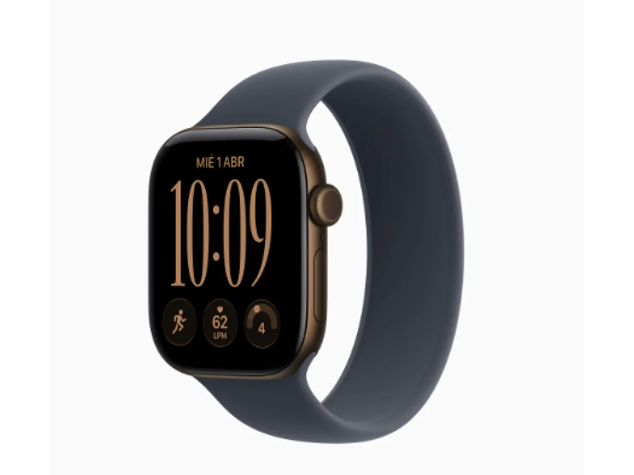 Apple Watch Series 12 GPS + Cellular 42mm, correa de goma 17