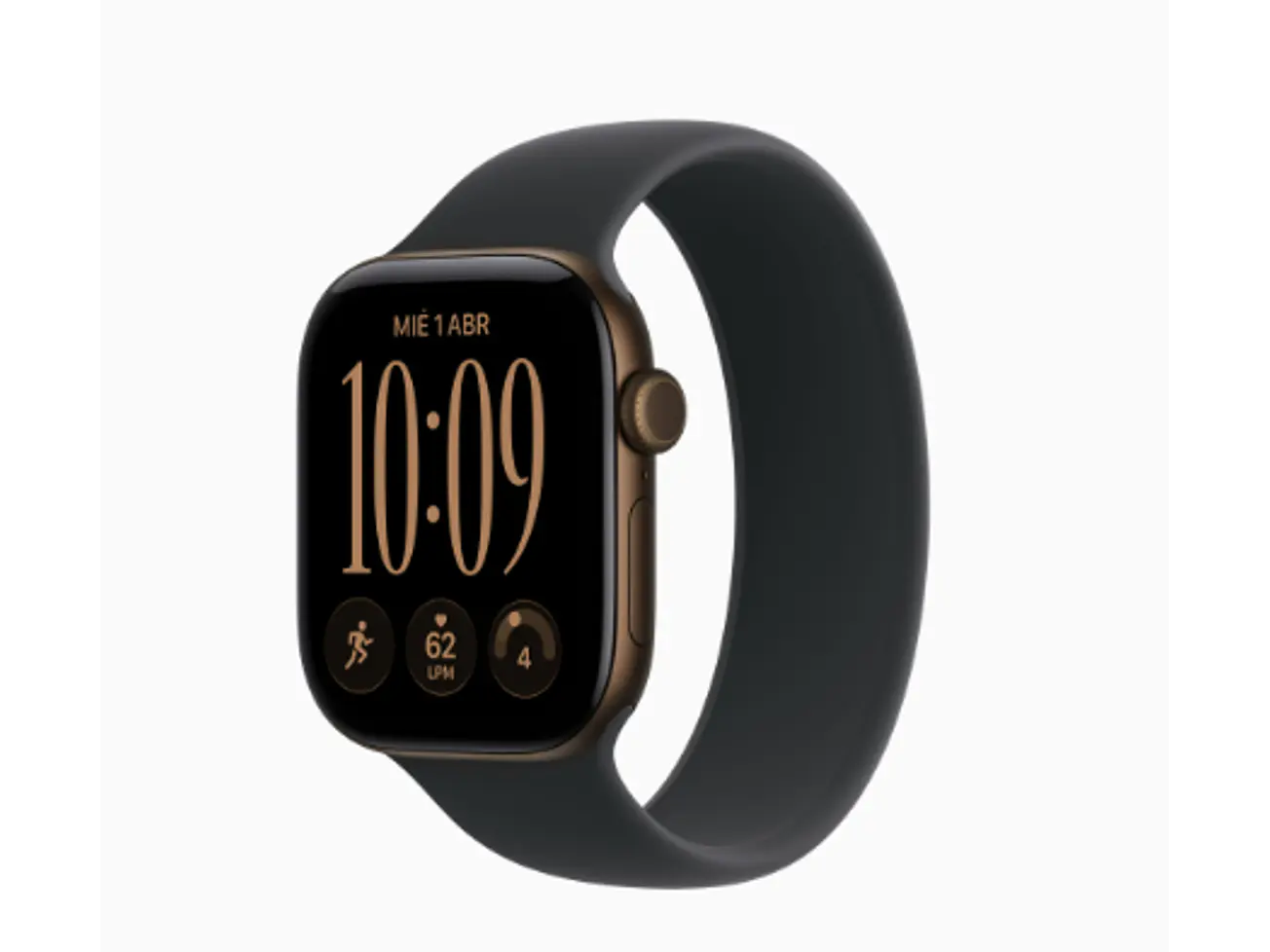 Apple Watch Series 12 GPS + Cellular 42mm, correa de goma 19