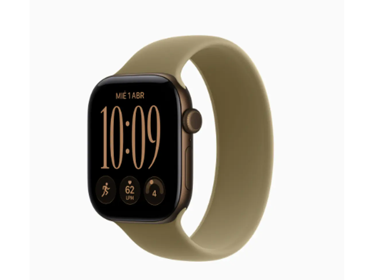 Apple Watch Series 12 GPS + Cellular 42mm, correa de goma 20