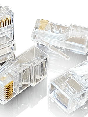 Conector rj45 macho cat6.