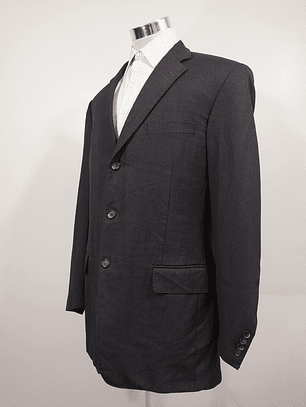 JP Tilford – Blazer 100% Lana Super 100 (Talla L) – Café muy oscuro