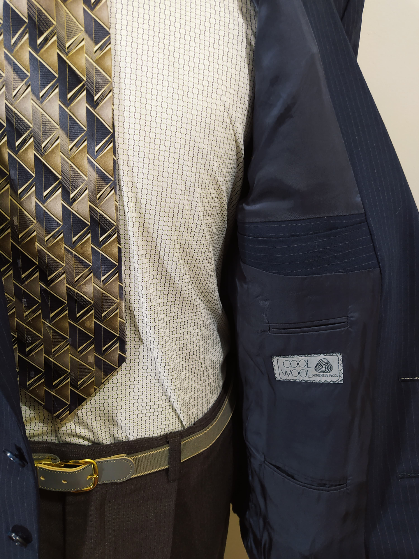 Chaqueta hombre pura lana veston TALLA LXL B156 7