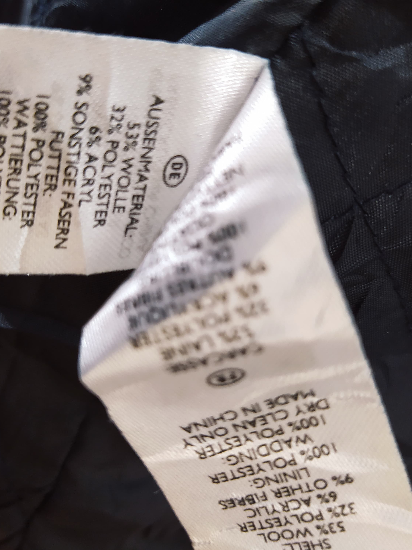 Abrigo lana hombre TALLA LXL GDSLS Chaquetón 7