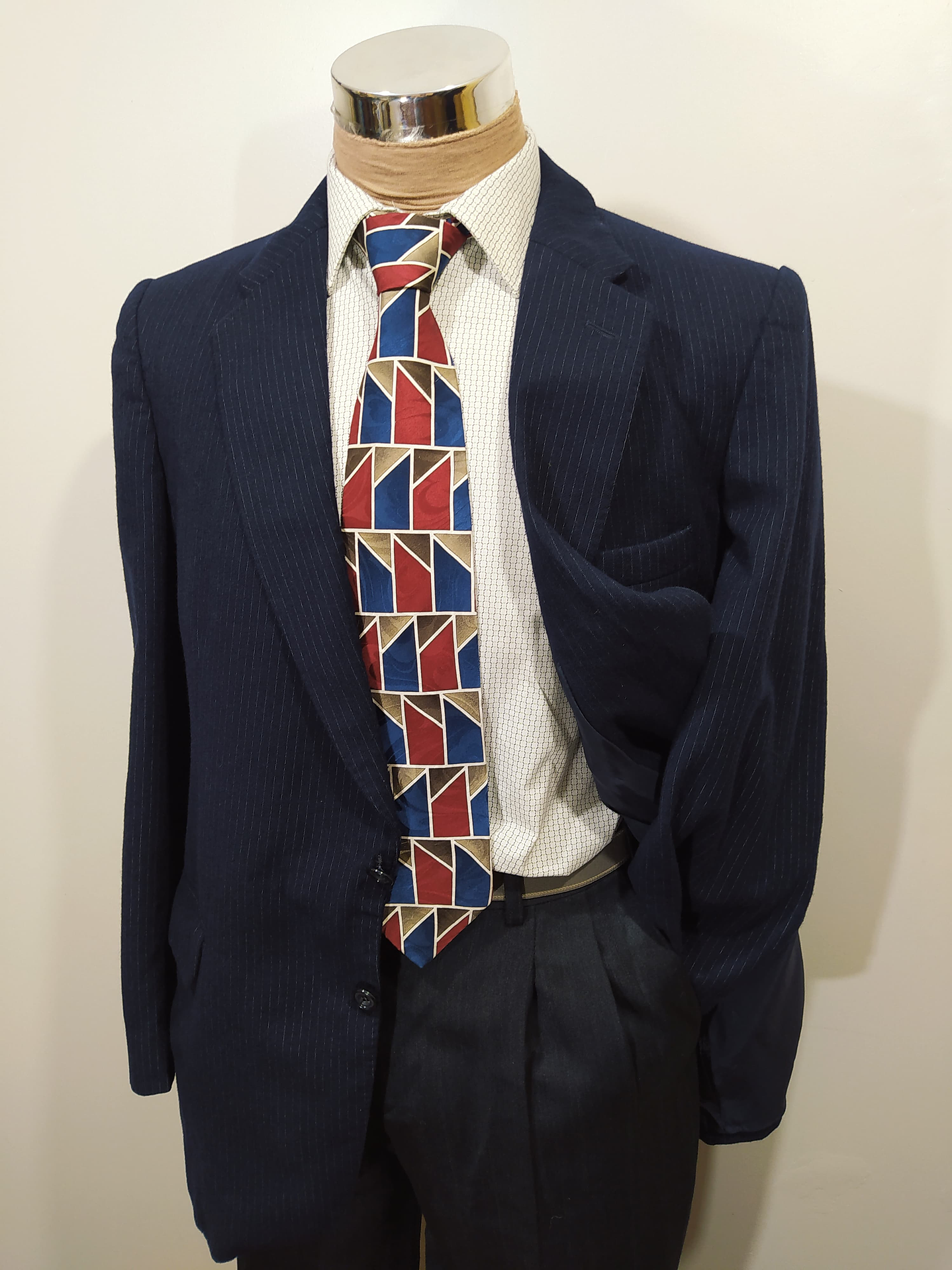  Chaqueta hombre blazer Lana virgen Talla M. B107 6