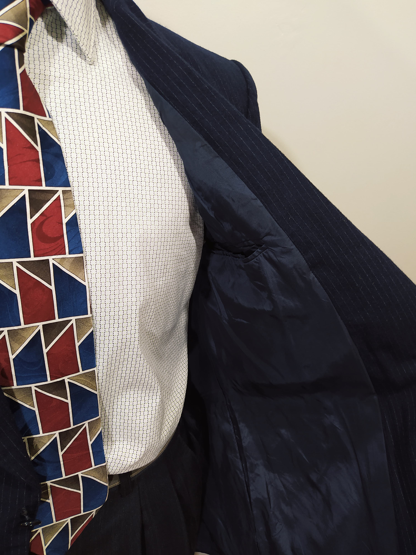  Chaqueta hombre blazer Lana virgen Talla M. B107 10