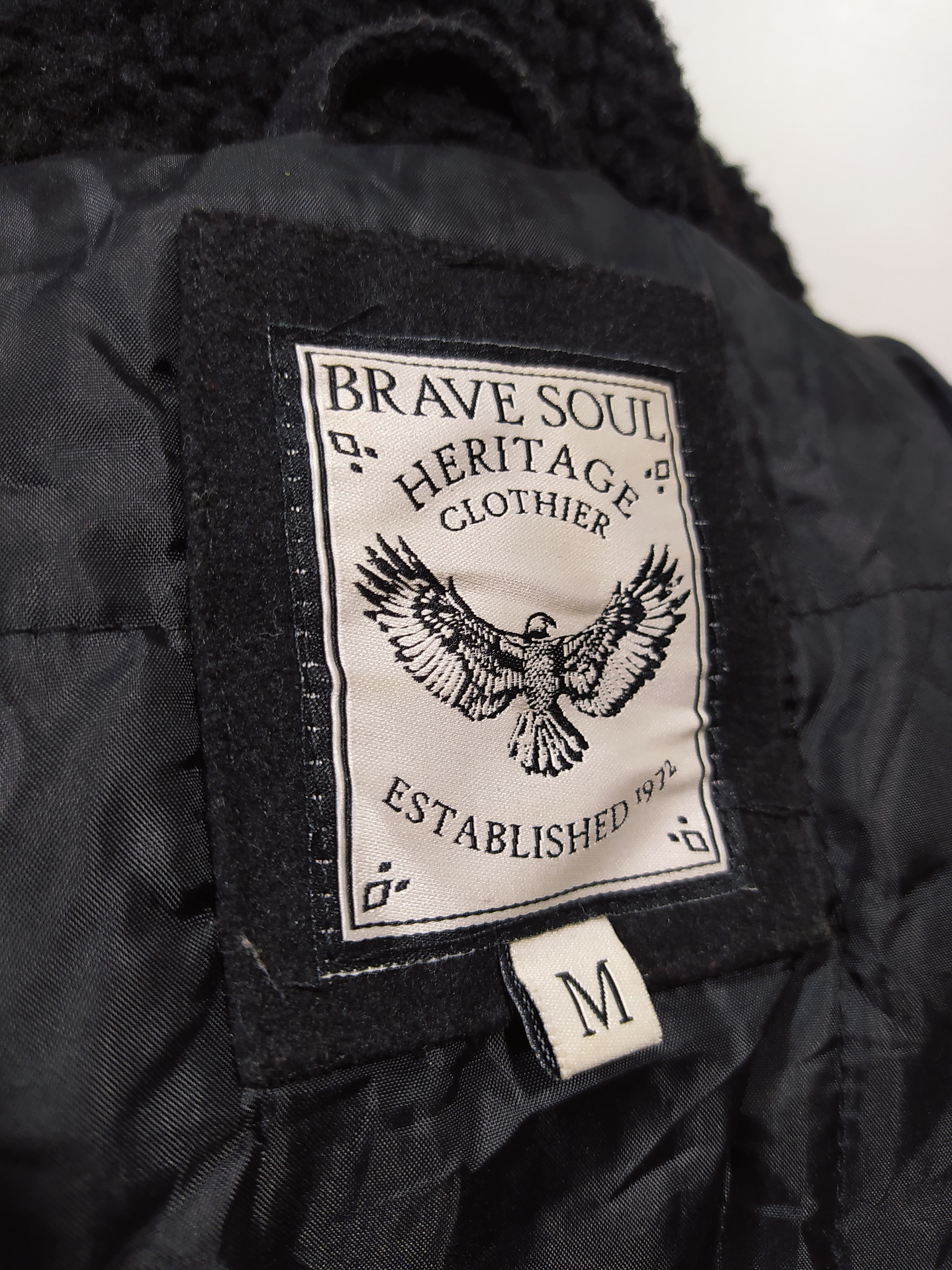 Abrigo lana hombre TALLA M Brave Soul Chaqueta Parka AA12 12