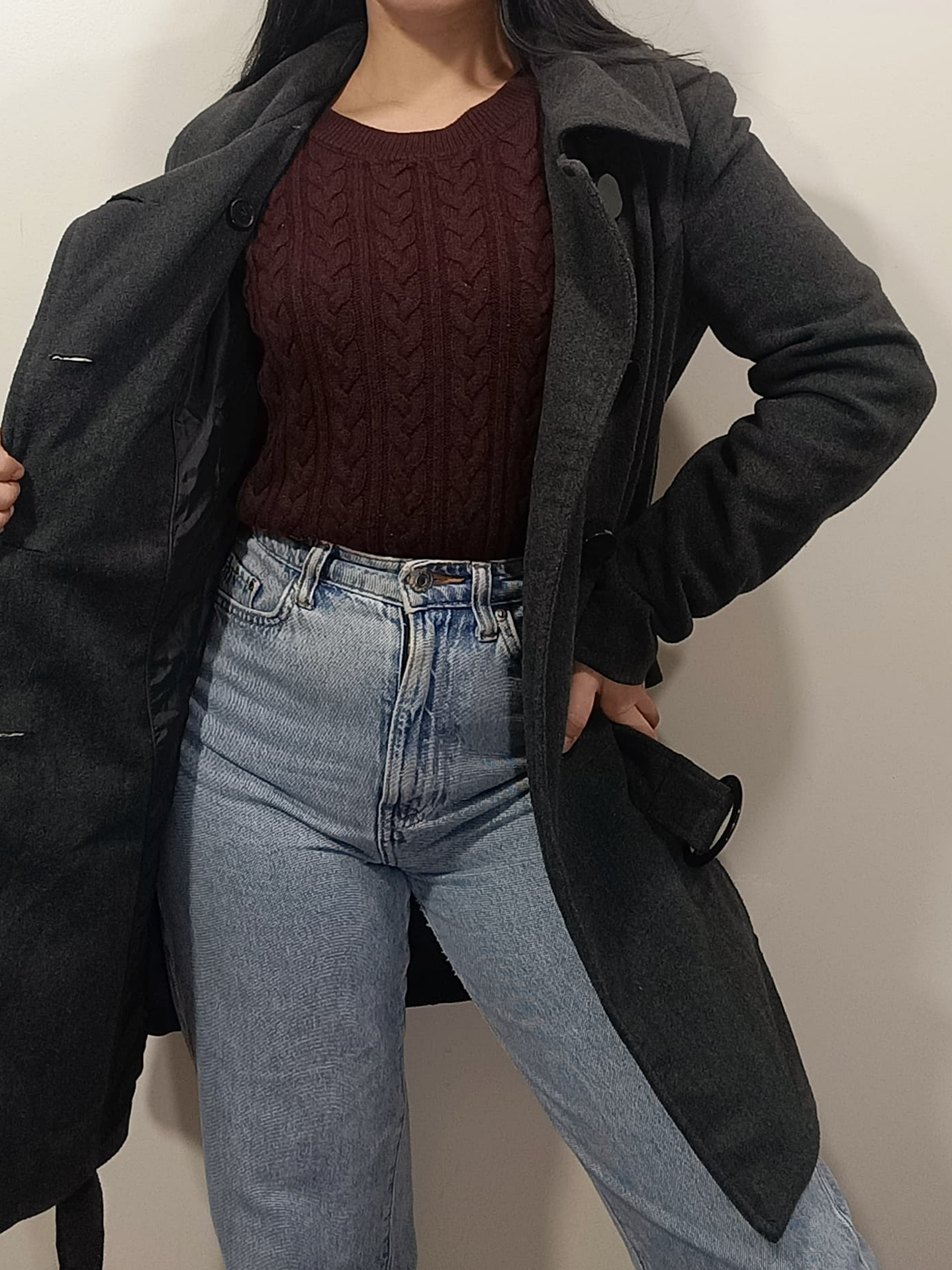 Abrigo lana mujer TALLA S AM38 2