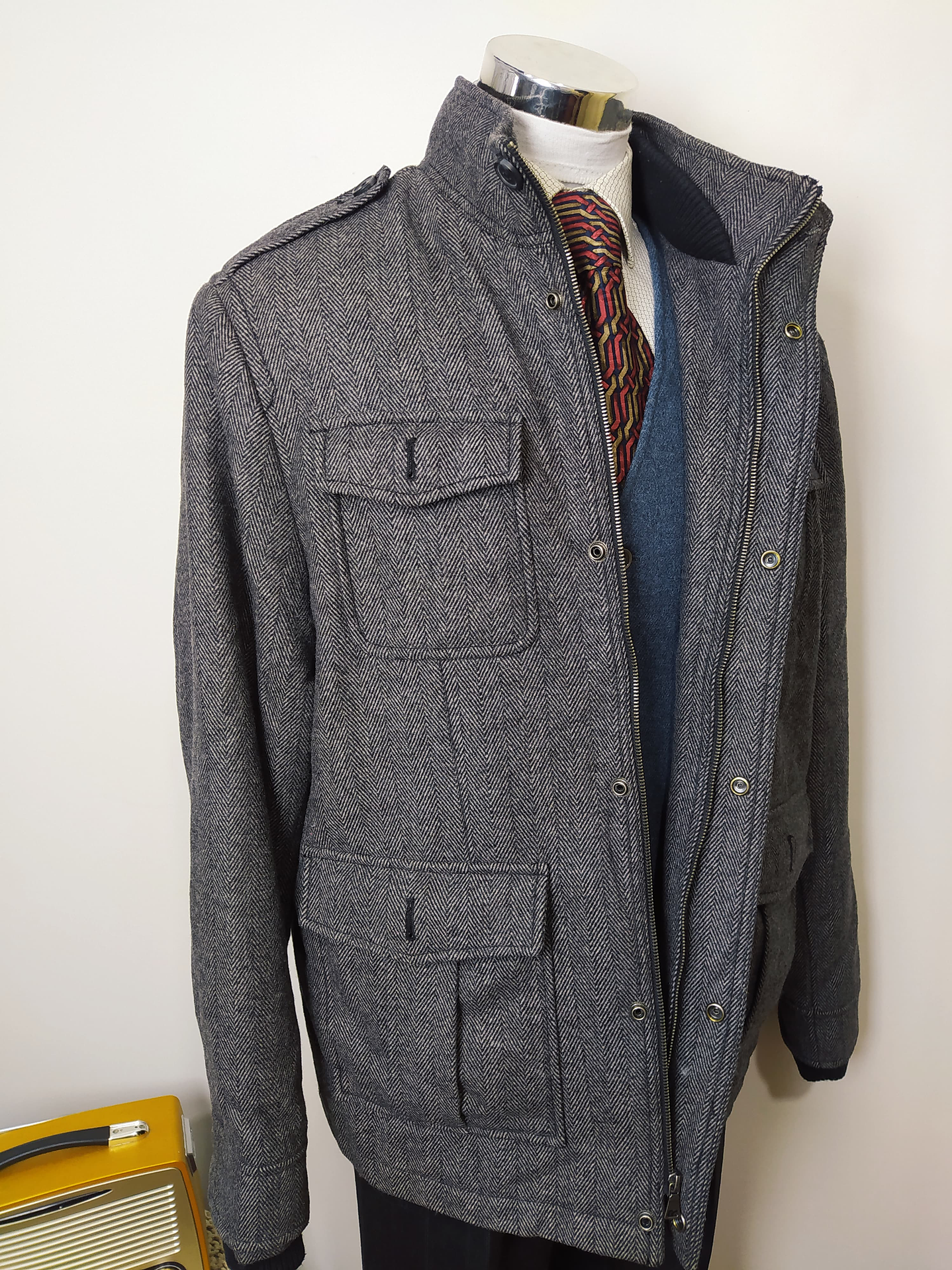 Chaqueta lana hombre MERONA TALLA XL A313 4