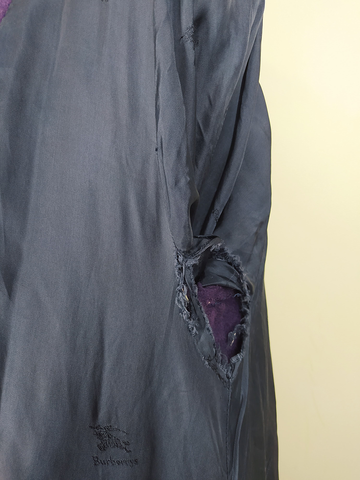 Talla ML. Burberry Abrigo de lana Mujer 12