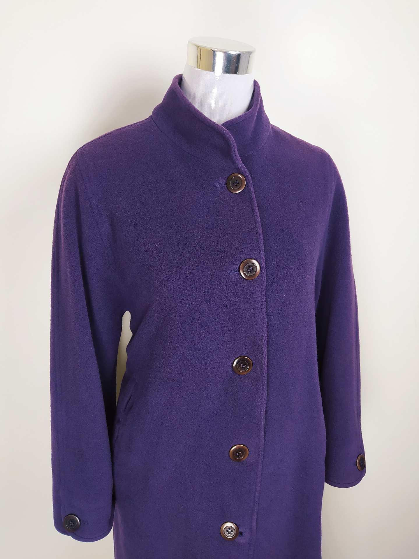 Talla ML. Burberry Abrigo de lana Mujer 14