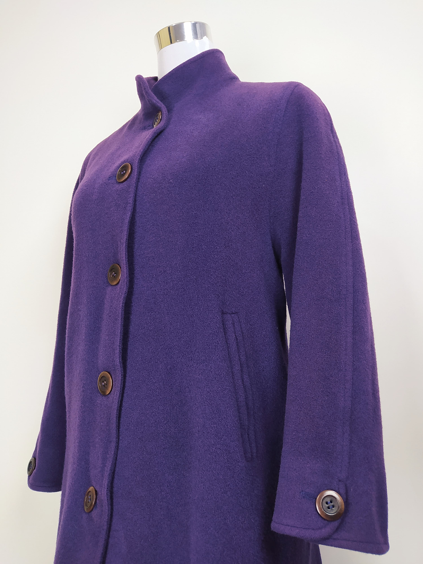 Talla ML. Burberry Abrigo de lana Mujer 15