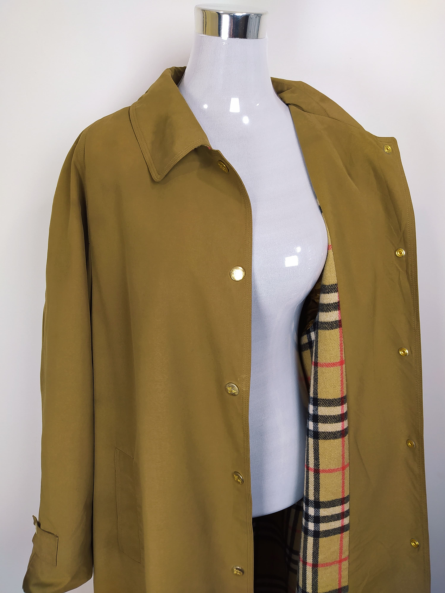 Burberry Trench Coat Mujer Talla LXL 8