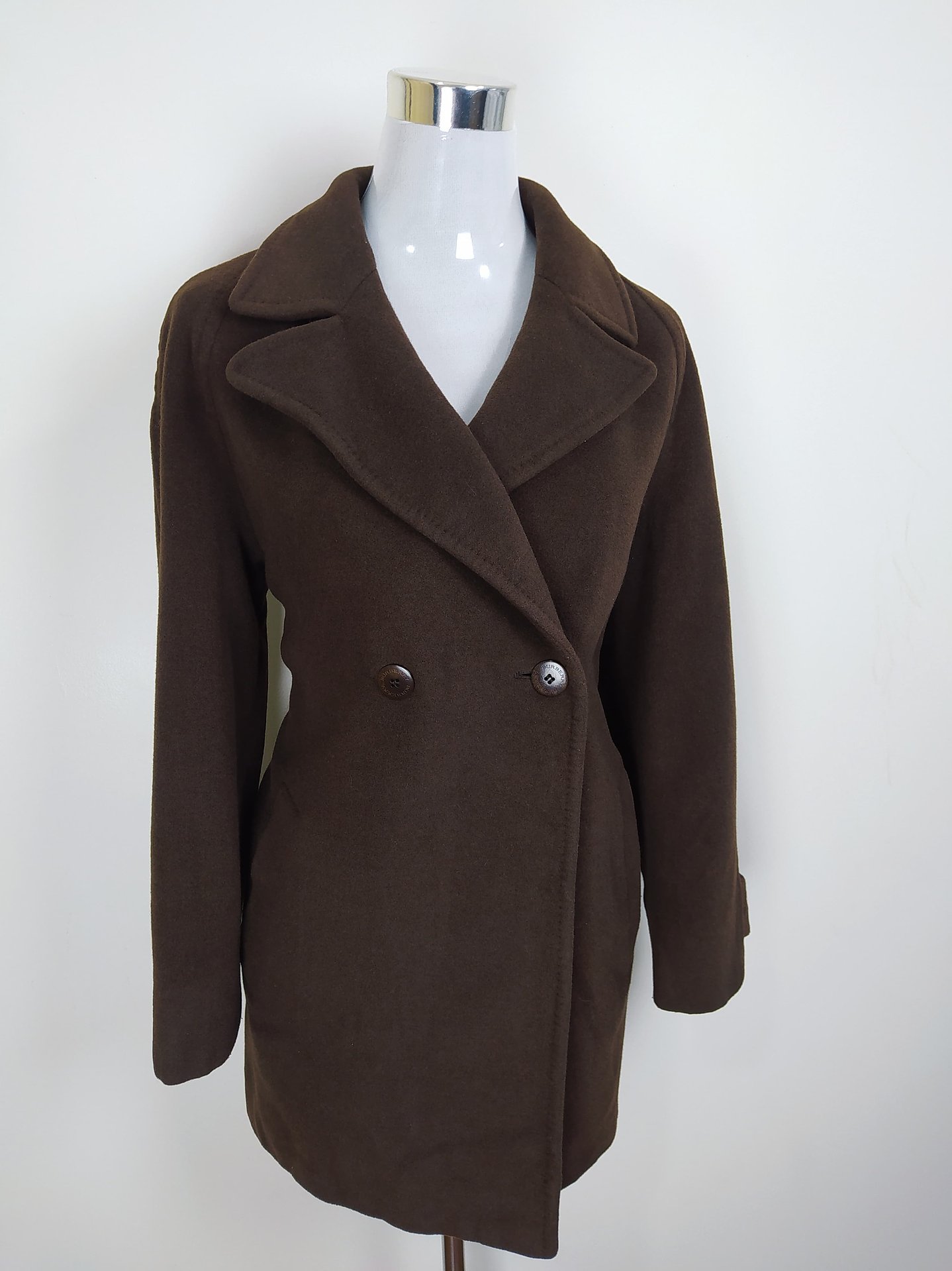 Abrigo lana y angora Burberry mujer lujo TALLA ML 2