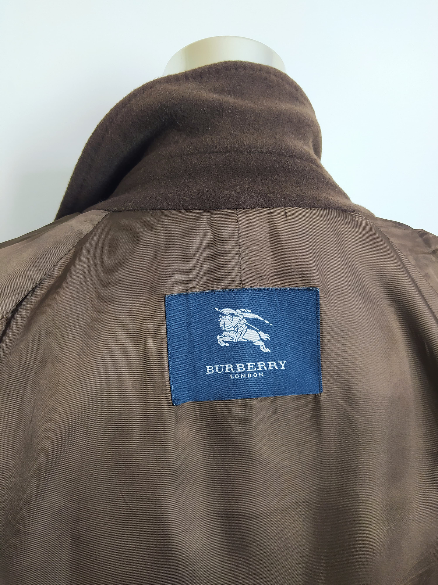 Abrigo lana y angora Burberry mujer lujo TALLA ML 9