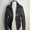 Talla S. Stradivarius hermosa chaqueta Biker cuero C05