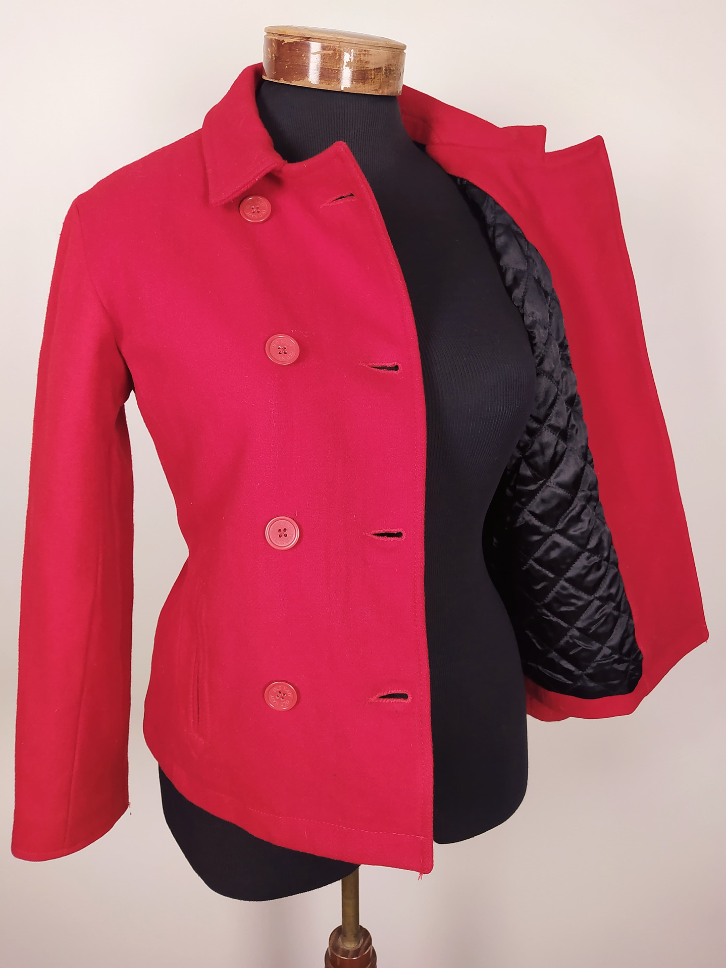 Talla SM Old Navy hermoso abrigo lana AM753 3