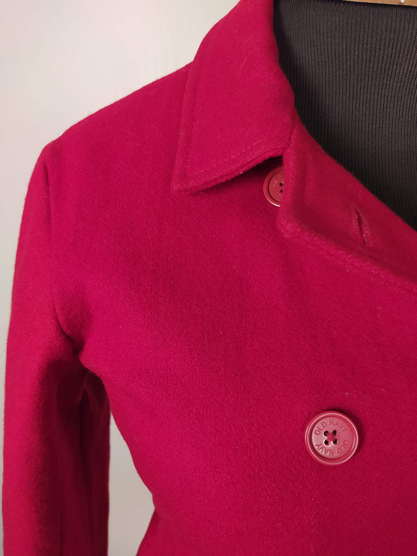 Talla SM Old Navy hermoso abrigo lana AM753 4