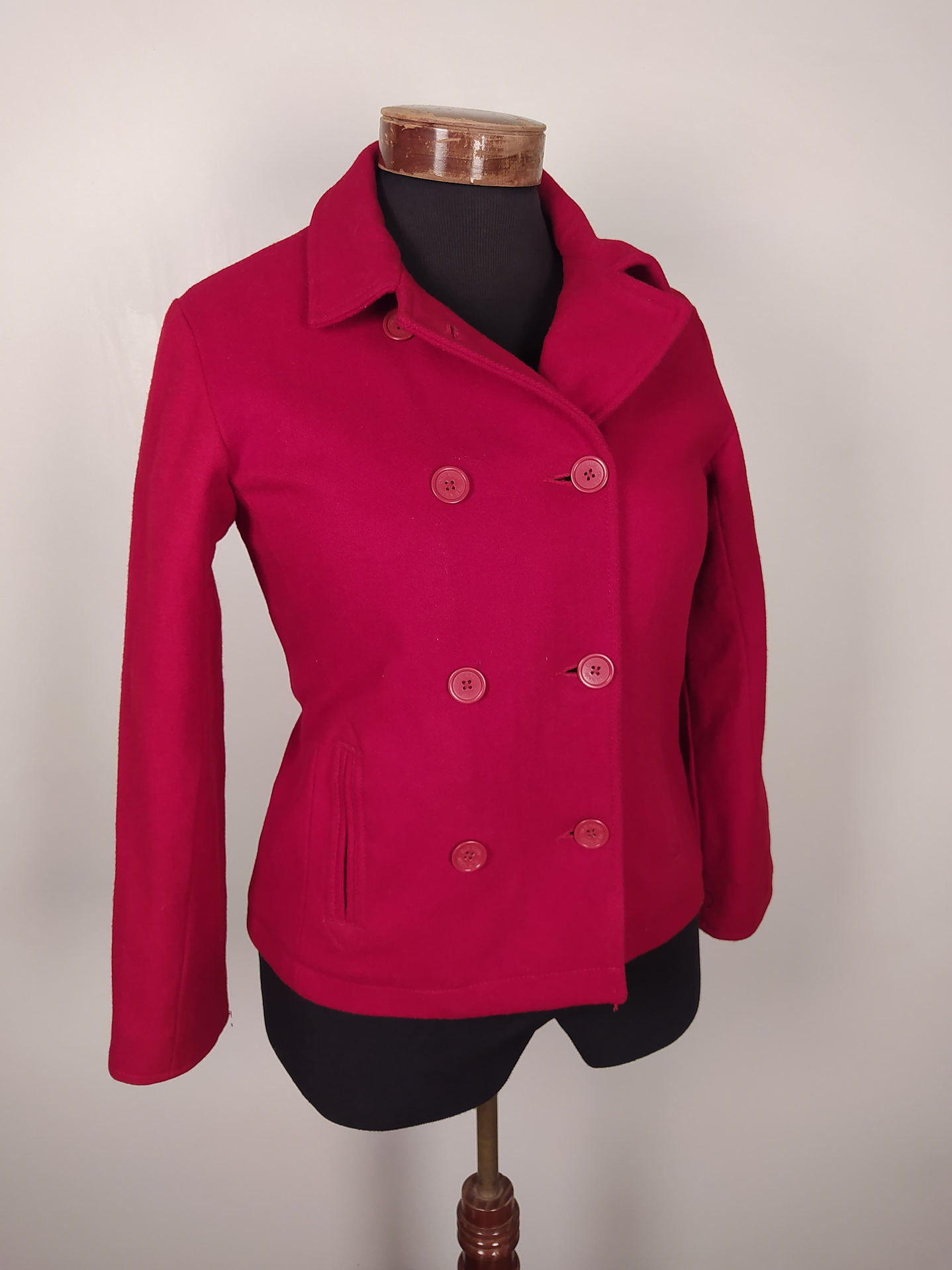 Talla SM Old Navy hermoso abrigo lana AM753 1