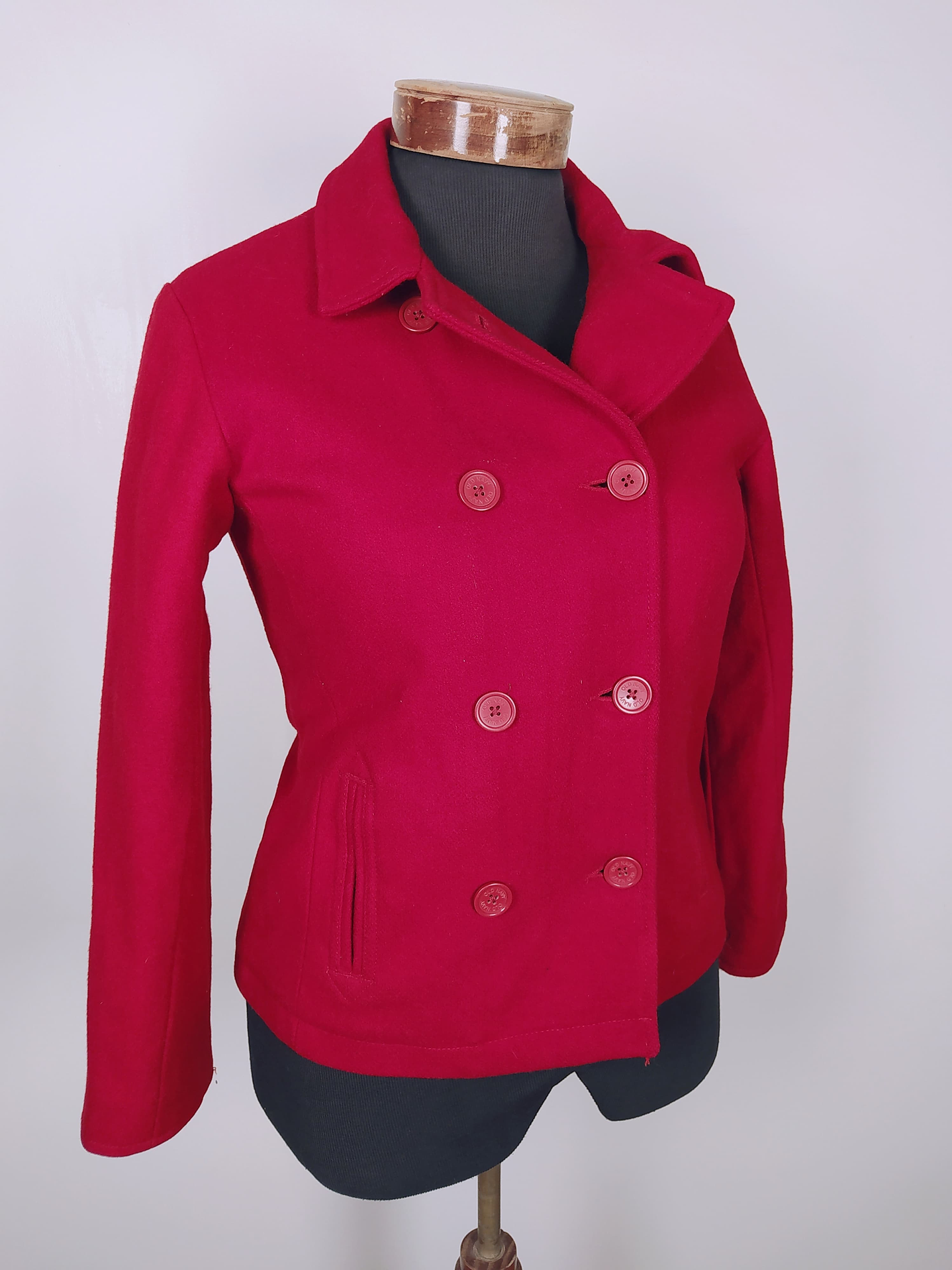 Talla SM Old Navy hermoso abrigo lana AM753 7