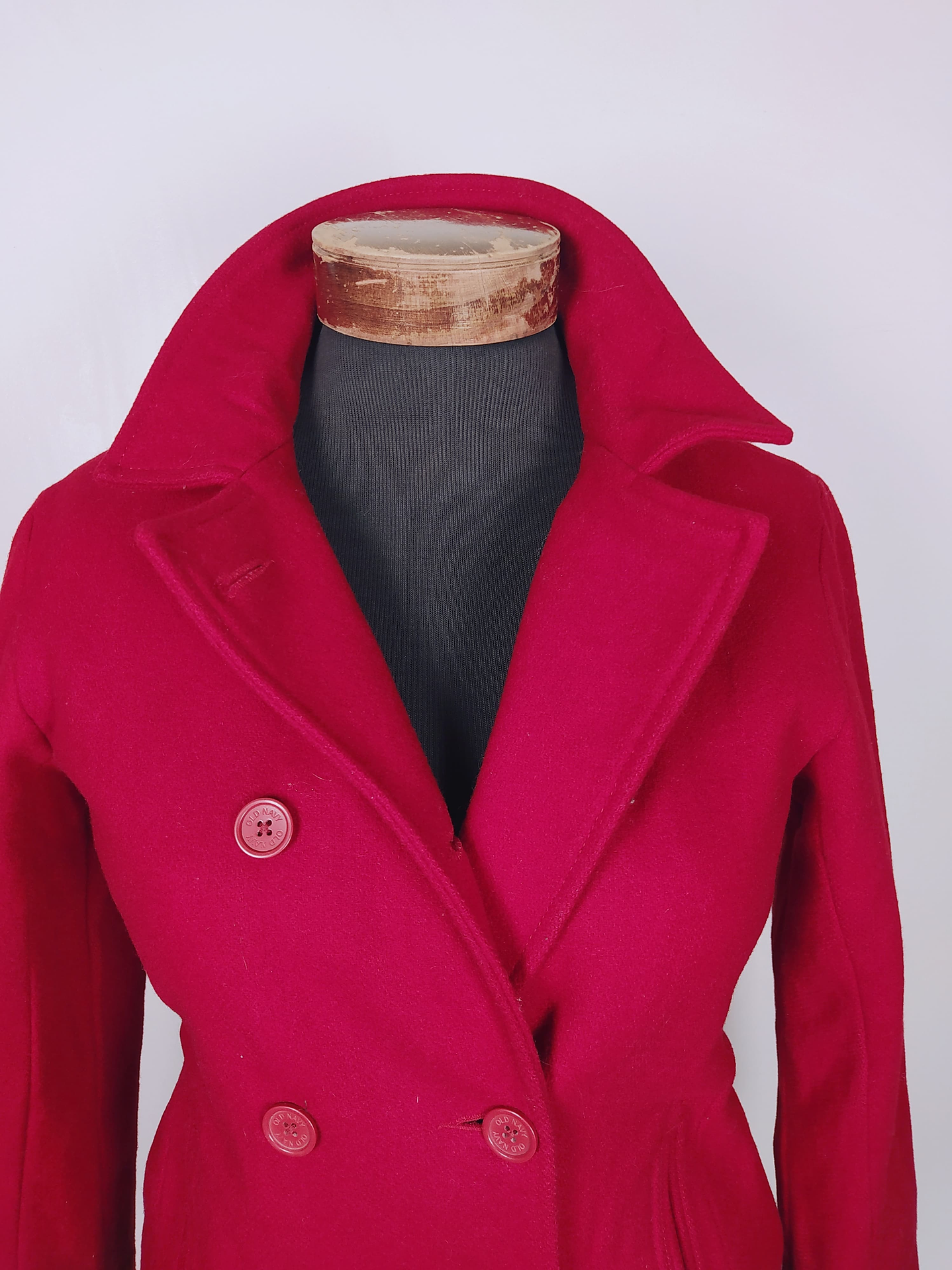 Talla SM Old Navy hermoso abrigo lana AM753 9