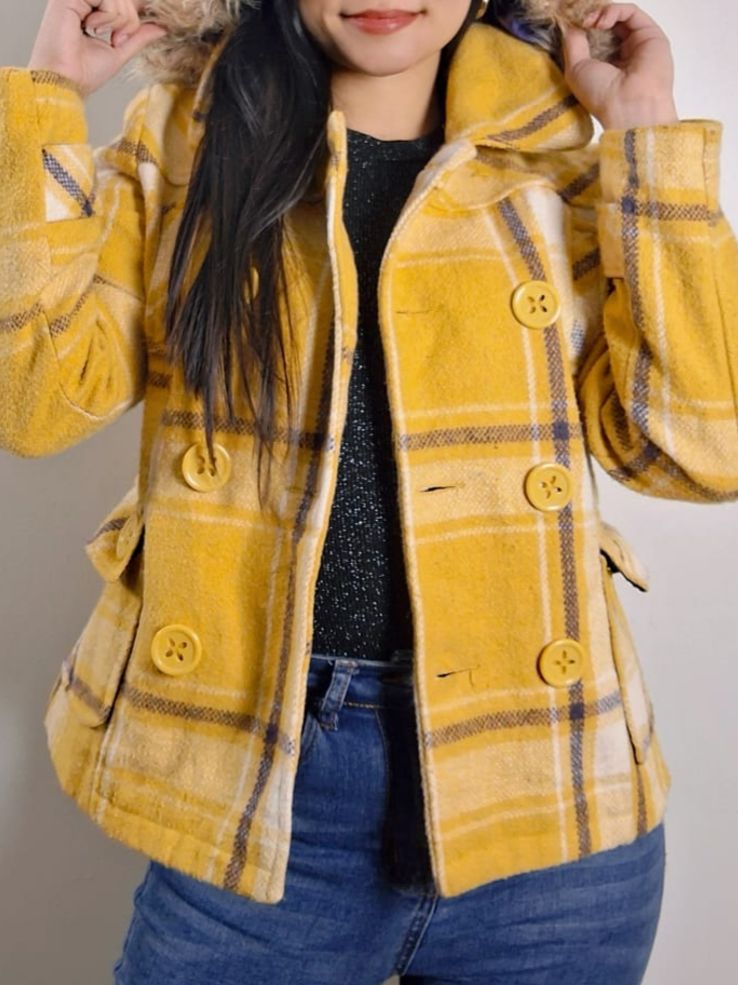 Talla S. RUE 21 hermoso abrigo chaqueta AM734 2