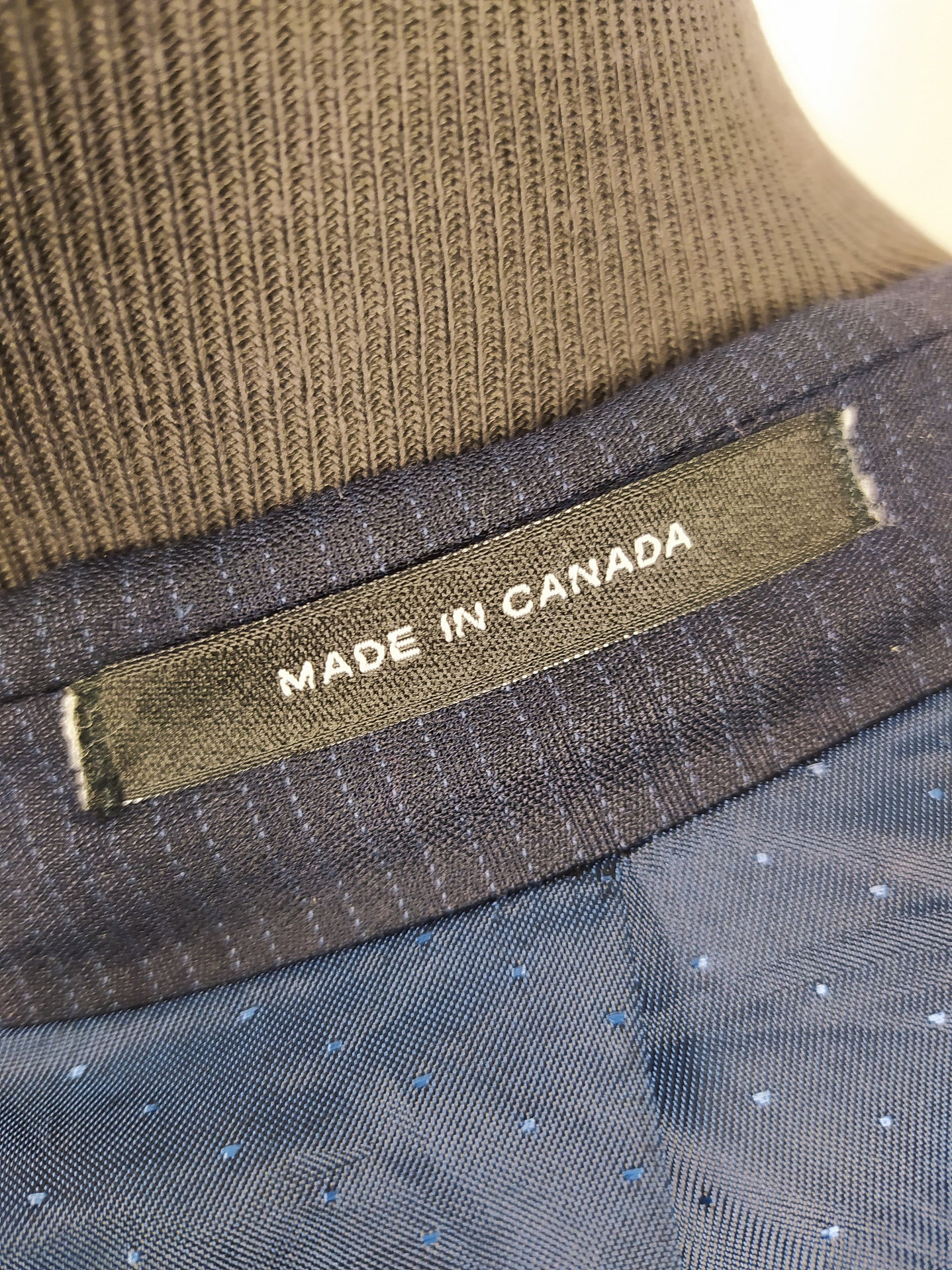 Chaqueta Calvin Klein veston lana virgen hombre talla XL 5