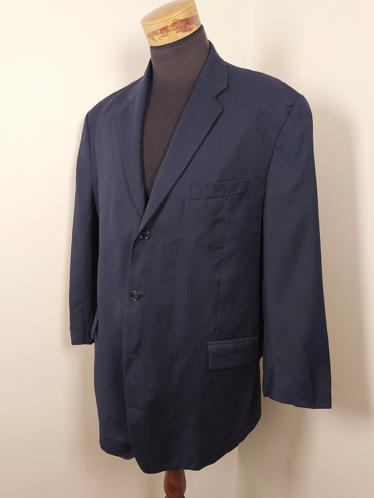 Chaqueta Calvin Klein veston lana virgen hombre talla XL 3