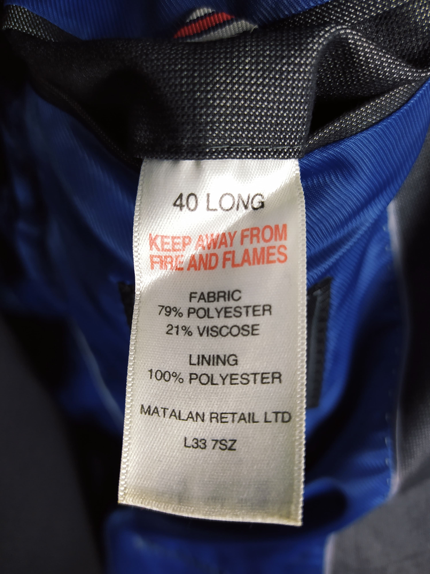 Chaqueta Taylor & Wright Blazer slim fit Talla S  B340 6