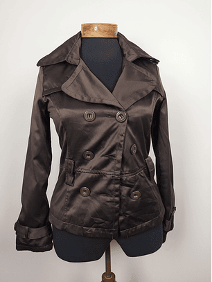 Talla XS Chaqueta cruzado ligera satinada mujer