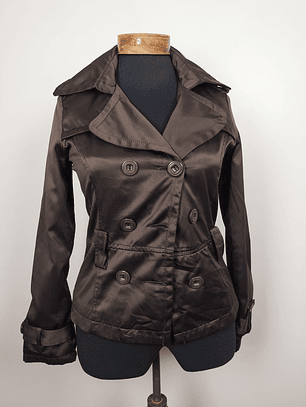 Talla XS Chaqueta cruzado ligera satinada mujer
