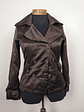 Talla XS Chaqueta cruzado ligera satinada mujer - Miniatura 1