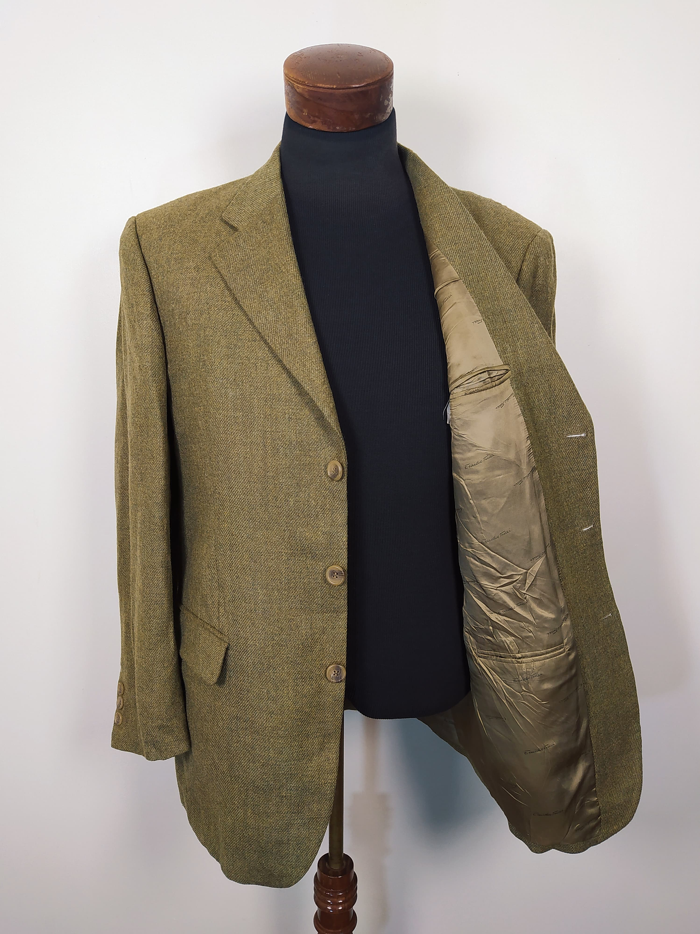 Chaqueta Emidio Tucci pura lana virgen hombre Blazer Talla LXL 3