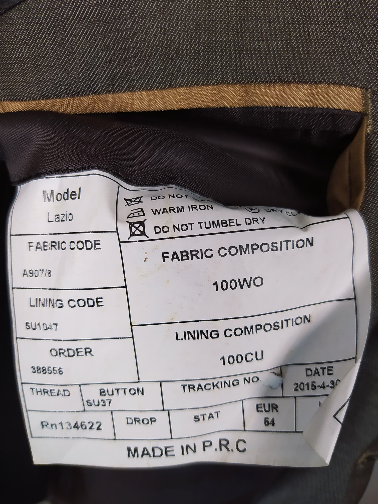 Blazer Ariston en lana Super 130’s italiana – Pieza de sastrería de lujo y colección – Talla L 7