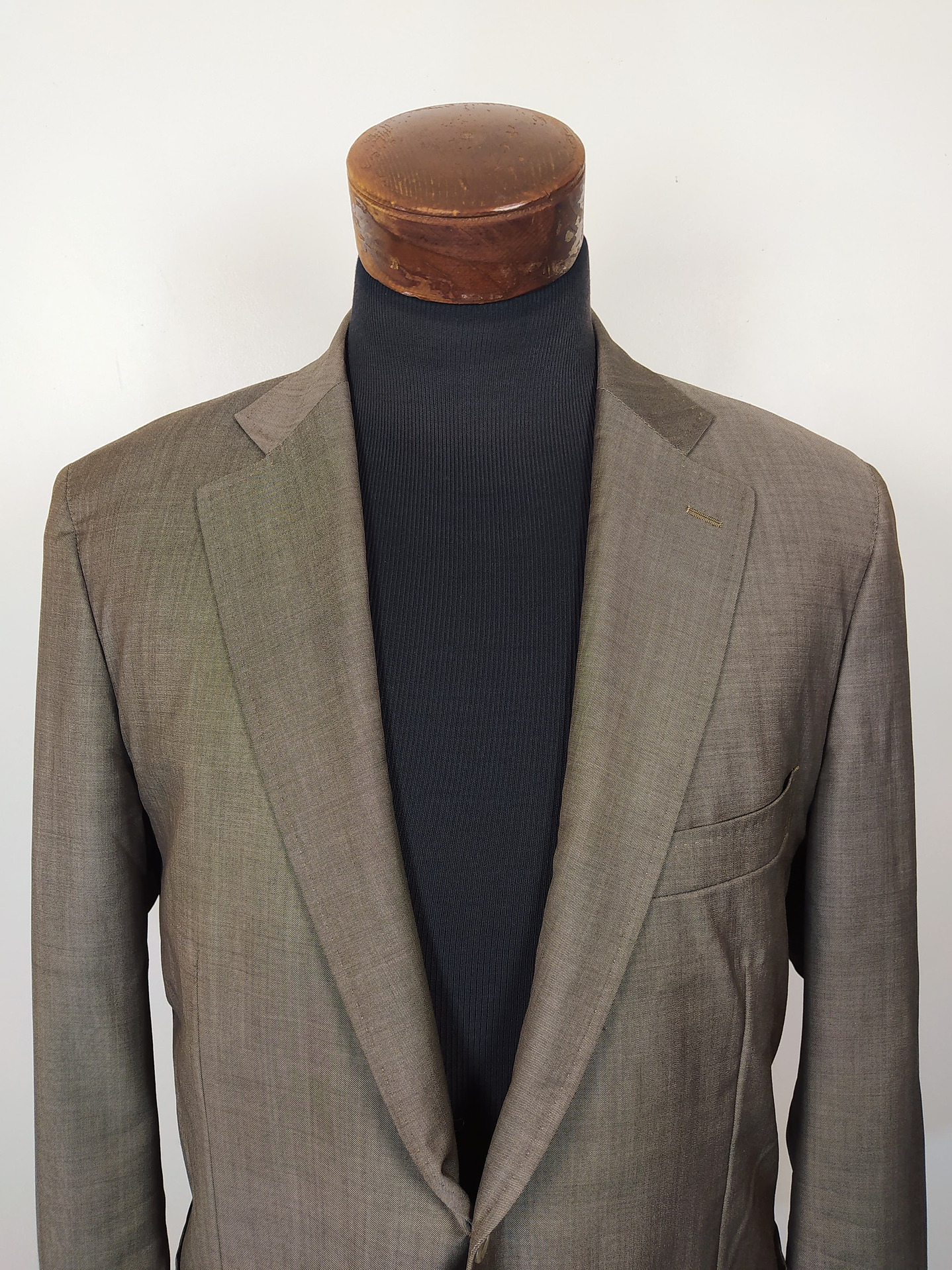 Blazer Ariston en lana Super 130’s italiana – Pieza de sastrería de lujo y colección – Talla L 6
