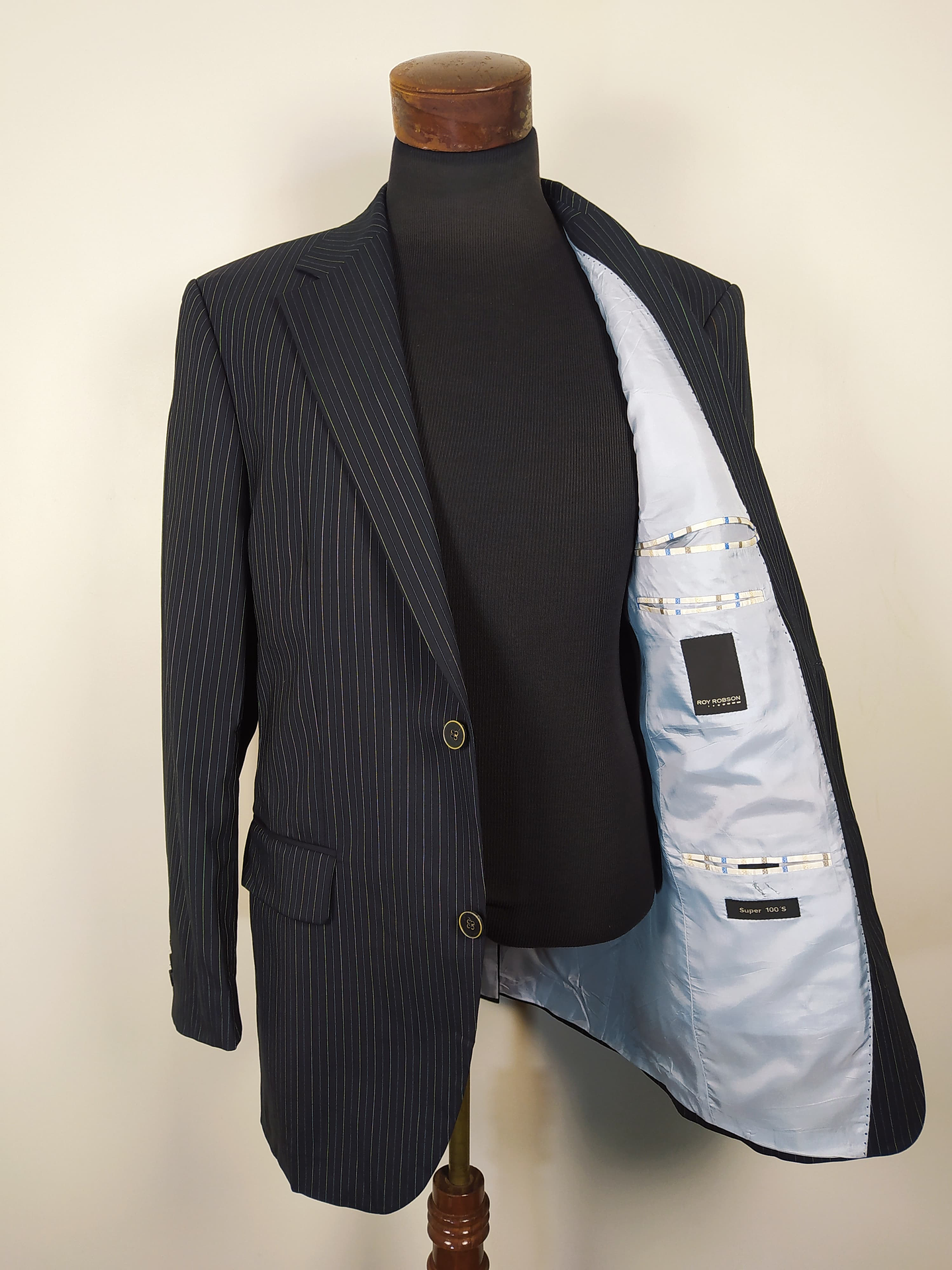 Chaqueta Roy Robson Blazer pura lana virgen Talla ML 1