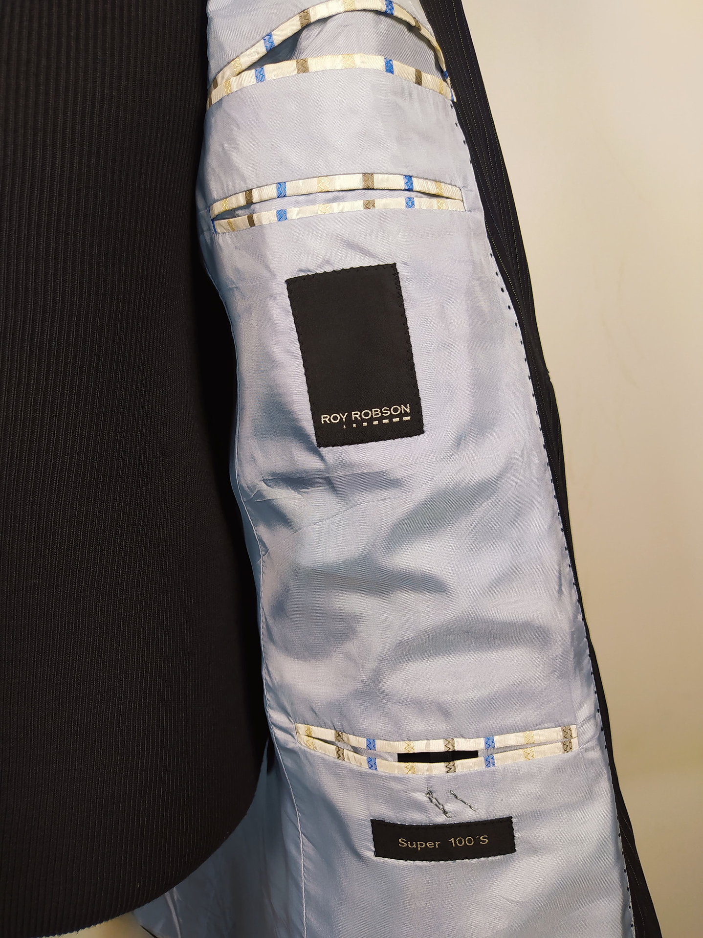 Chaqueta Roy Robson Blazer pura lana virgen Talla ML 4