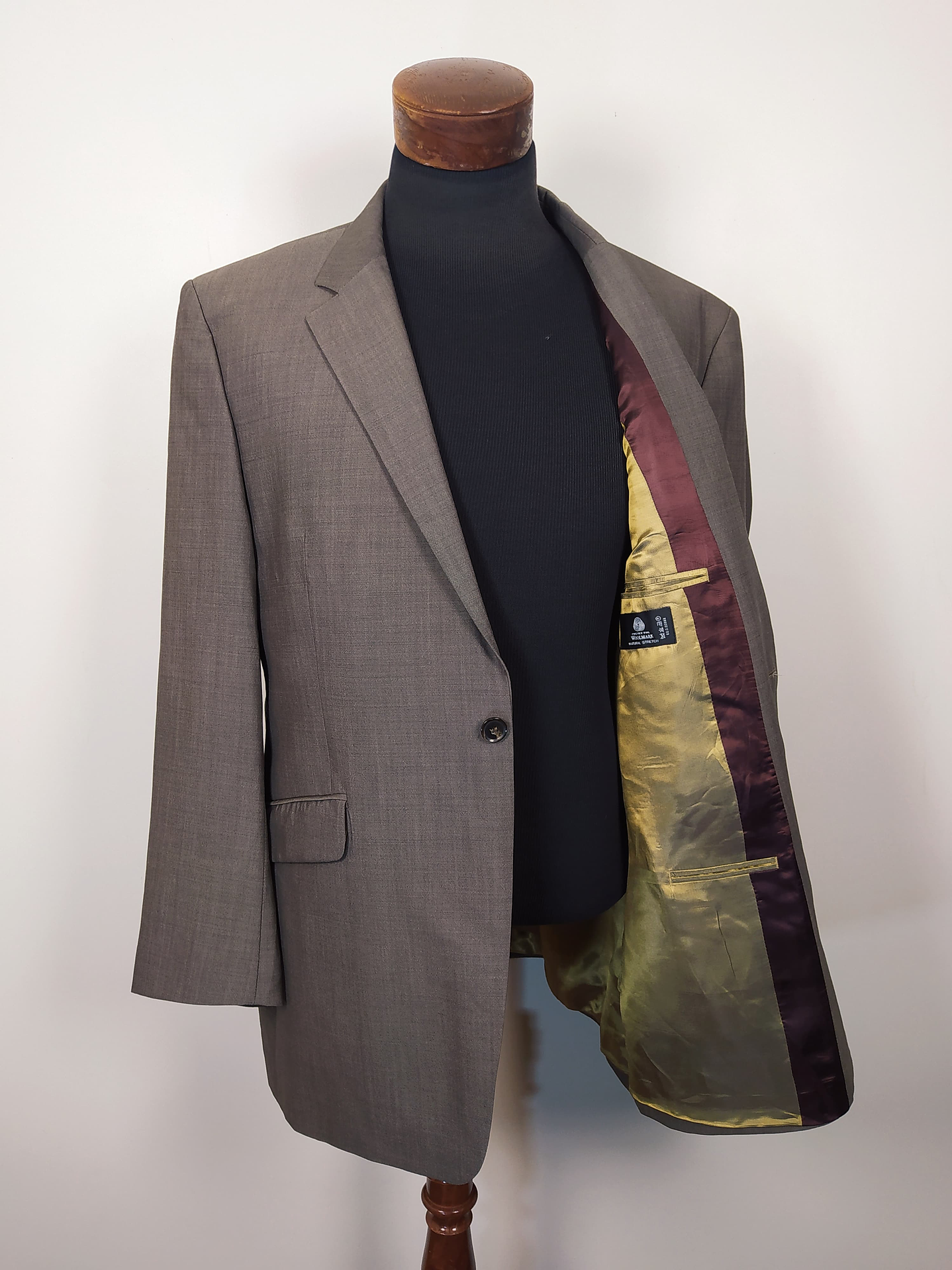 Chaqueta Jeff Banks veston pura lana virgen Talla LXL 1