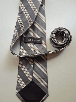 Croft & Barrow corbata seda