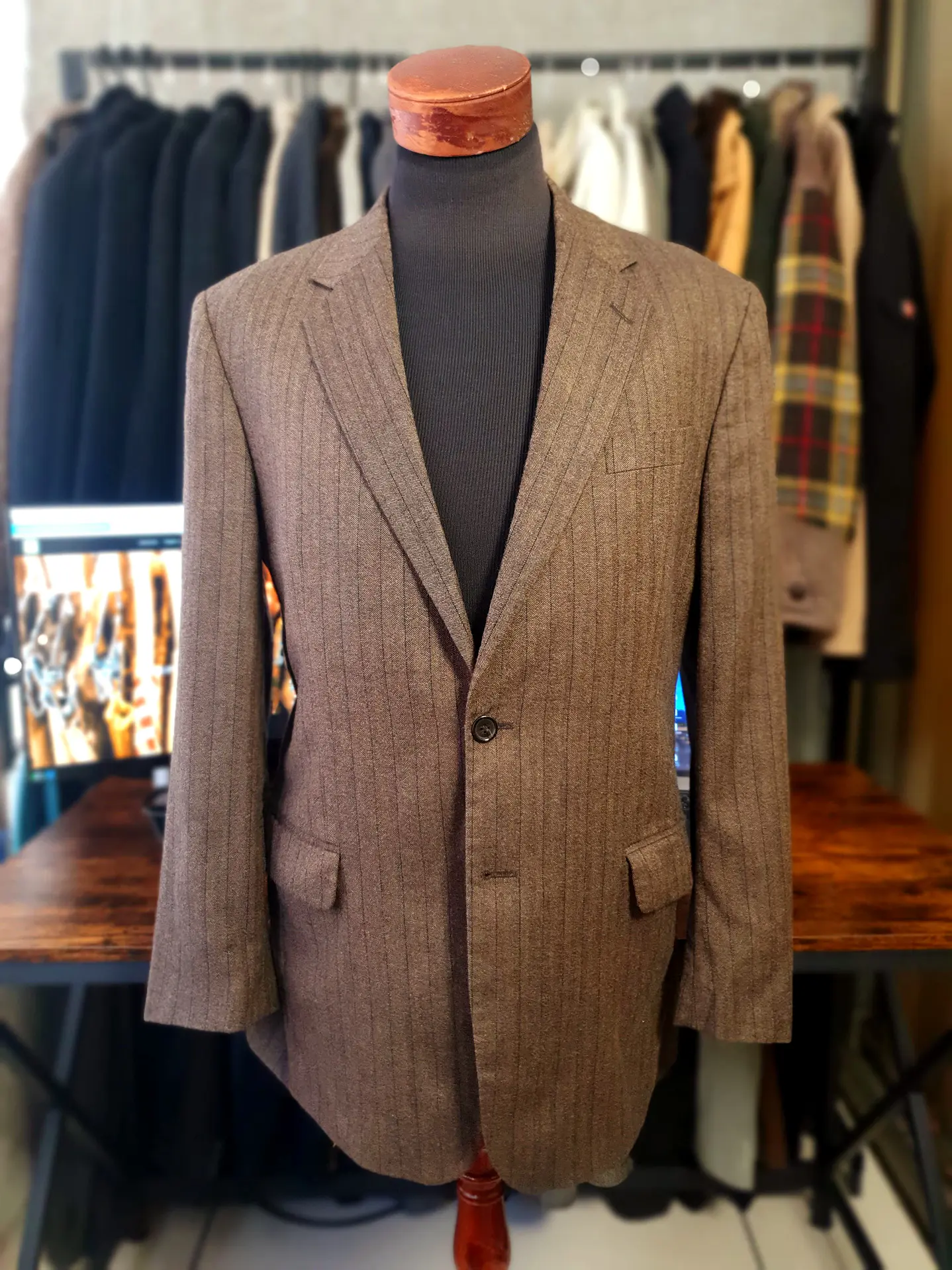 Chaqueta pura lana tweed El Dorado Exclusive TALLA LXL  1