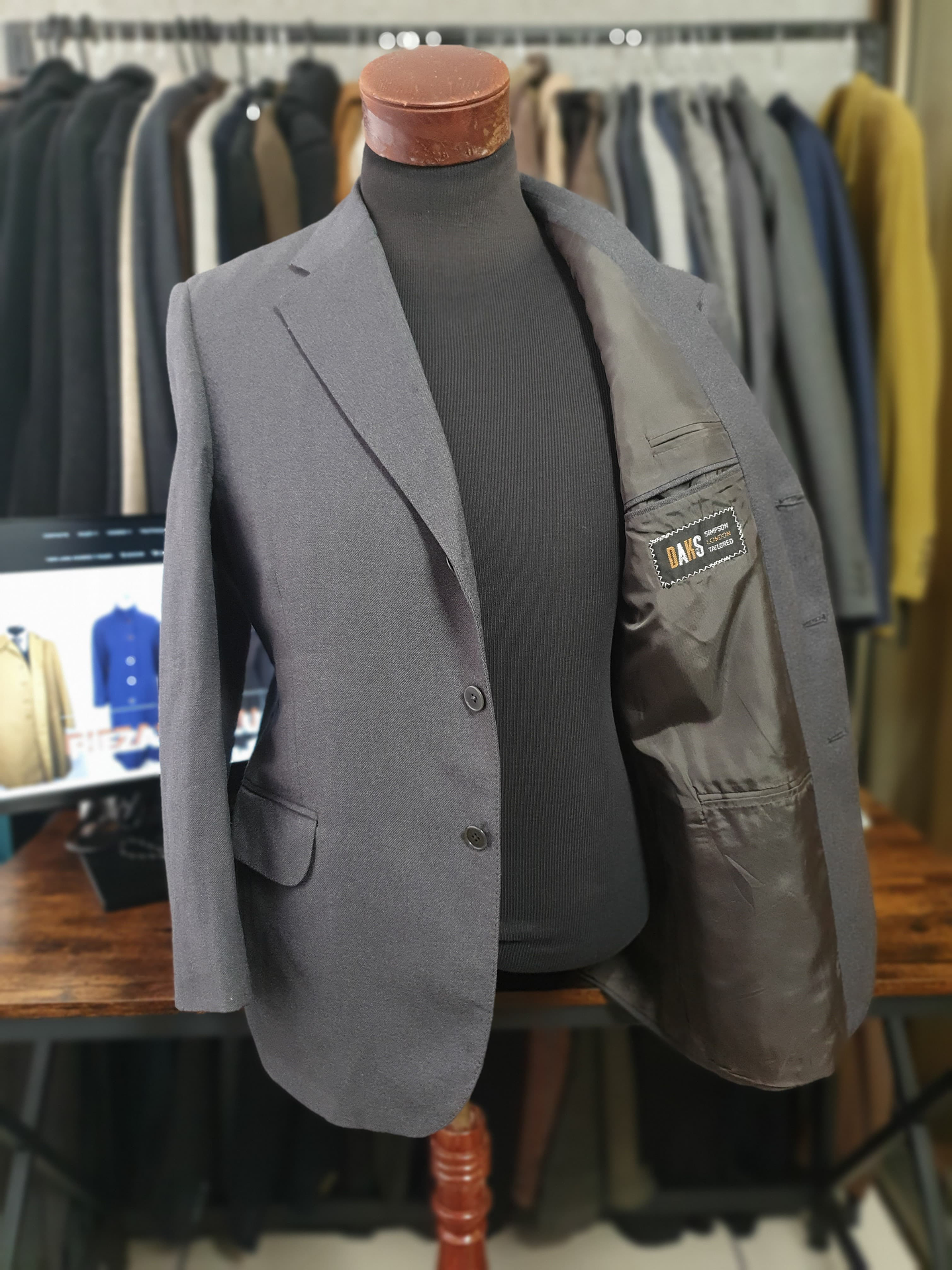 Chaqueta DAKS Veston 100% lana virgen Talla M.  3