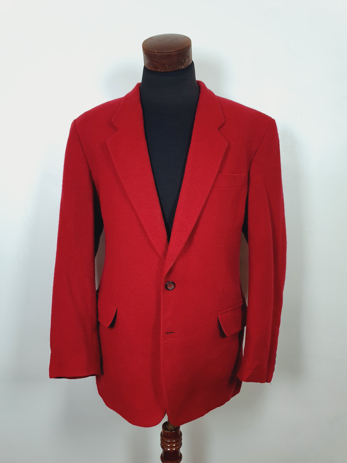 Chaqueta C&A blazer lana rojo Talla XL 1