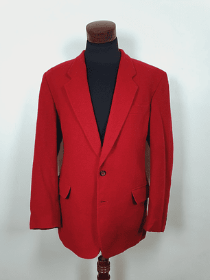 Chaqueta C&A blazer lana rojo Talla XL
