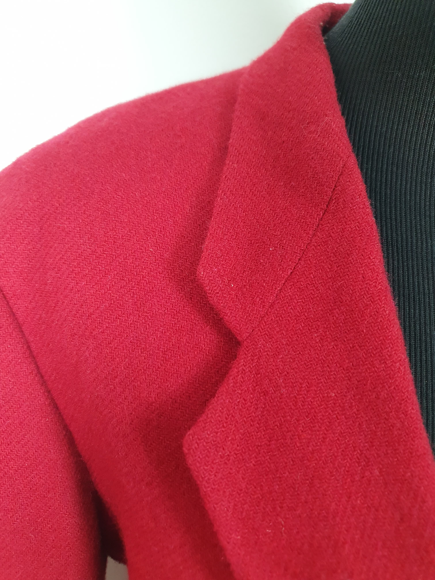 Chaqueta C&A blazer lana rojo Talla XL 5