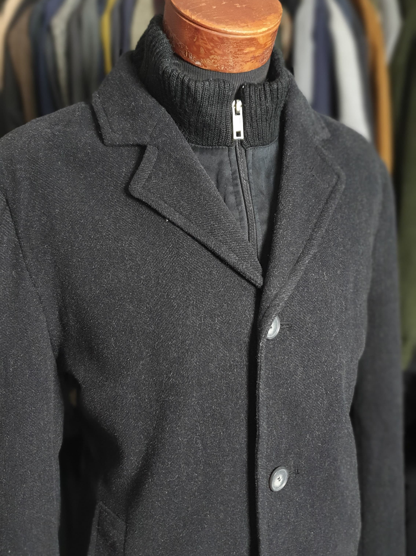 Abrigo lana virgen Angelo Lítrico TALLA LXL H21 2